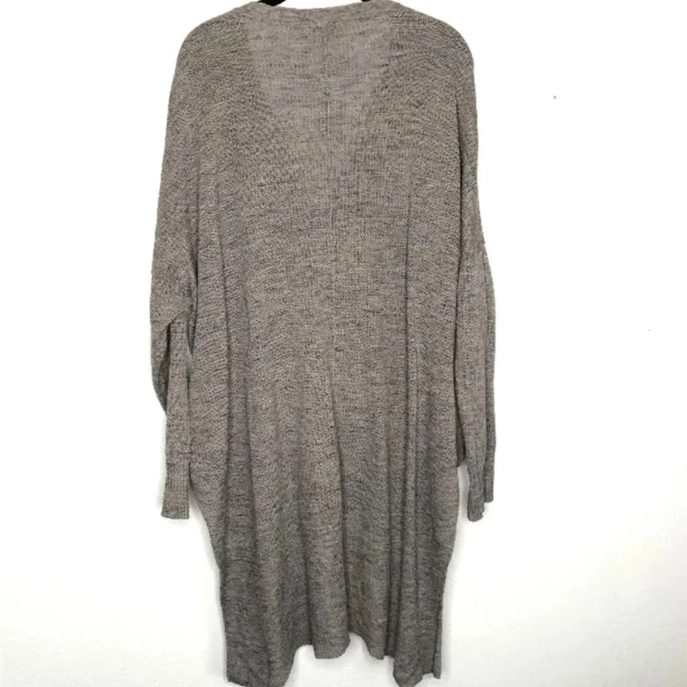 FREE PEOPLE TGIF Hi Lo Oversized Cardigan s Drop Shoulder Knit Midi Boho Hippie